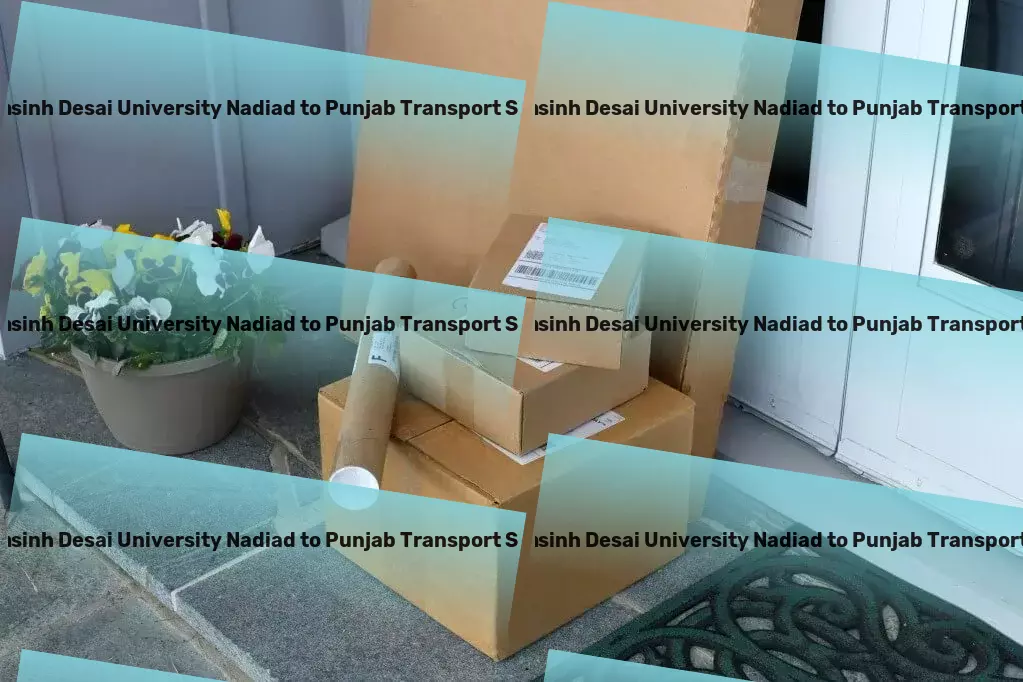 Dharmsinh Desai University Nadiad to Punjab Part Load Transport Step into a world of enhanced productivity and ease! - Industrial transport solutions